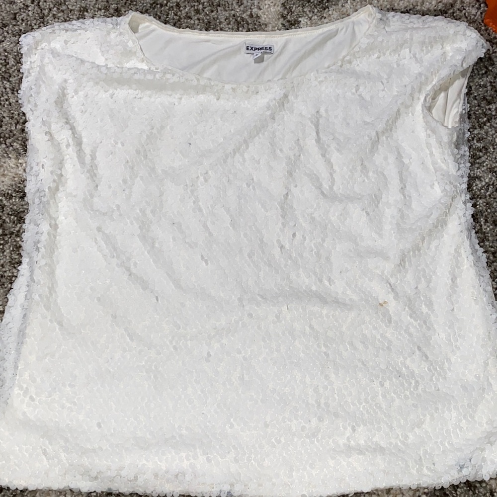 Express Sequined top size large